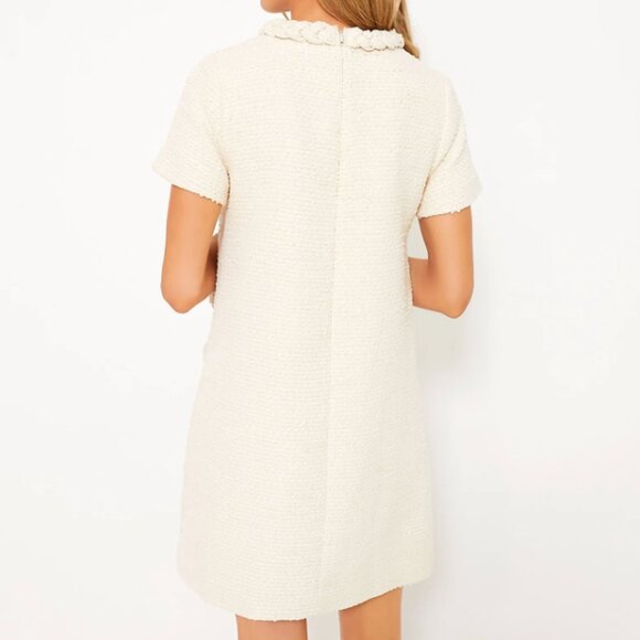 NWT Tuckernuck Pearl White Tweed Jackie Dress in Size Small - Picture 4 of 6